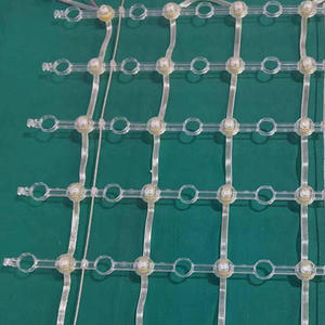 P100 <span class=keywords><strong>LED</strong></span> Net Màn hình hiển thị trong suốt lưới Rèm màn hình <span class=keywords><strong>LED</strong></span> linh hoạt <span class=keywords><strong>LED</strong></span> Curtain pixel Lights cho ngoài trời xây dựng mặt tiền - Product Image 4