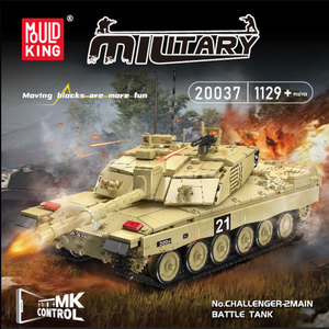 Mould King 20037 Tanque de Batalla Principal Challenger-2 Militar, Juguetes Técnicos con Control Remoto por Aplicación, Batalla para Niños, Conjuntos de Bloques de Construcción - Product Image 2