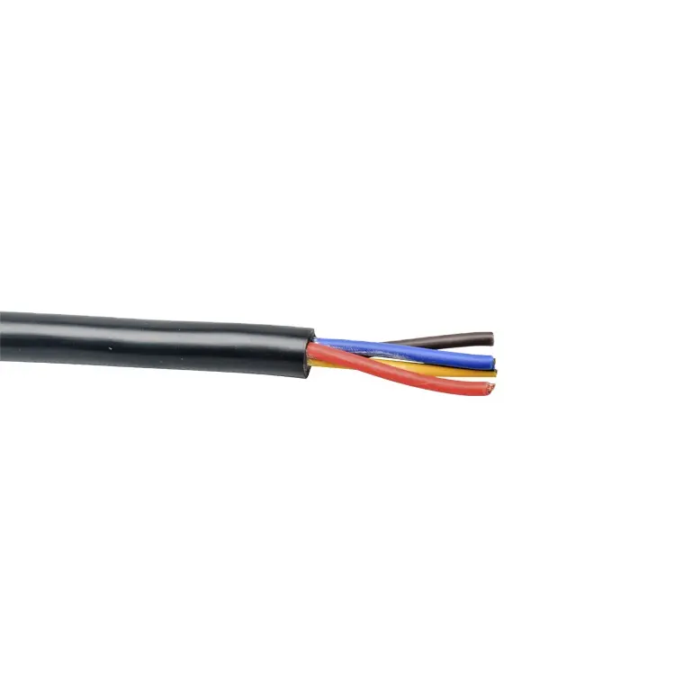 Медный силовой провод РВВ мягких кабелей 0,75 мм 4 ядра ПВХ провода