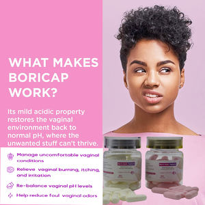 Logo personnalisé Vente en gros Capsules de poudre d'acides boriques Resserrer les sucettes Yoni Suppositoires d'<span class=keywords><strong>acide</strong></span> <span class=keywords><strong>borique</strong></span> organique 600mg Pilules vaginales - Product Image 2