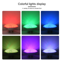 Lampe de piscine PAR56 en acier inoxydable étanche IP68 12V AC, télécommande, multicolore RGB, éclairage LED immergé encastré pour piscine