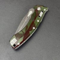 Couteau pliant Micro Tech Amphibian Ram-LOK en acier inoxydable, lame EDC DIY pour le camping, Outbreak Fluted Aluminum