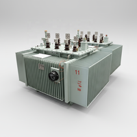 Transformateur de puissance triphasé immergé dans l'huile XUSHENG, entrée 10 kV, sortie 400 V 50/60 Hz, modèle à bobines superposées S13-630 pour l'alimentation électrique