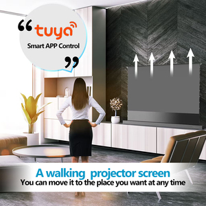 Pantallas de cine HD antiluz de 100 pulgadas Pantalla de proyector motorizada Pantalla de proyección eléctrica - Product Image 5