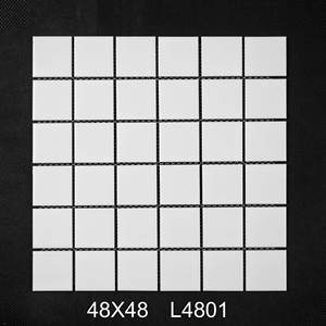 Foshan promotionnel pur <span class=keywords><strong>noir</strong></span> <span class=keywords><strong>et</strong></span> <span class=keywords><strong>blanc</strong></span> 48x48 cuisines, salles <span class=keywords><strong>de</strong></span> bains, piscines <span class=keywords><strong>salle</strong></span> <span class=keywords><strong>de</strong></span> <span class=keywords><strong>bain</strong></span> carreaux <span class=keywords><strong>de</strong></span> mosaïque en céramique <span class=keywords><strong>carrelage</strong></span> <span class=keywords><strong>de</strong></span> sol en mosaïque - Product Image 3