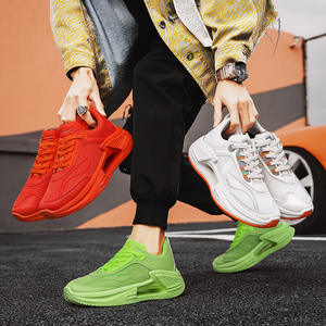 Sneakers da Uomo Lucky Red per Esami di Ammissione Universitaria, Traspiranti in Rete, Antiscivolo, con Lacci, Design Robusto, Approvate per il Controllo di Sicurezza - Product Image 4