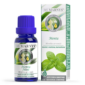 Olio essenziale di menta piperita distillato a vapore Marnys 15 ml puro naturale per additivi alimentari, cucina, bevande, aromaterapia - Product Image 1