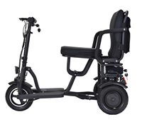 Grosir skuter mobilitas lipat kecil roda 3 dengan elektronik pintar tipe 17km/jam kecepatan maks 350W dua Motor beban maksimal 150kg