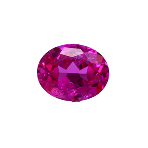 Rubis rouge sang de pigeon de qualité supérieure, cultivé en laboratoire, taille ovale, facetté, pierre précieuse en vrac, Gemmes HQ Feu, 10x14mm, diamètre du trou, certifié par un tiers - Product Image 1