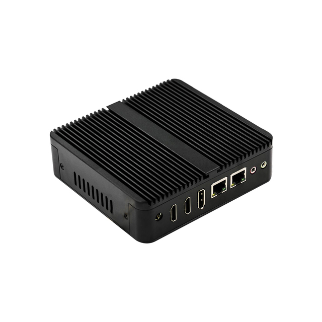 EGLOBAL New Hot Fanless Industrial Mini PC Intel 12th Gen N100 Dual Display Desktop Win 10 Pro Linux RS232 SSD DDR4 UK/EU 3-Year