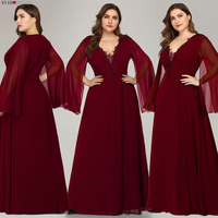 Robes de soirée formelles pour femmes grandes tailles, en mousseline de soie verte, style A-line, col en V, avec plumes de cristal, pour le printemps