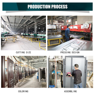 <span class=keywords><strong>A</strong></span> foglia singola stile francese americano ingresso di Design per la casa in acciaio porte moderne per le case porte d'ingresso anteriori esterne - Product Image 4