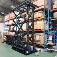 Table élévatrice compacte à entraînement par chaîne rigide de précision 3m 3000kg, élévateur électrique haute vitesse pour la manutention des matériaux en usine