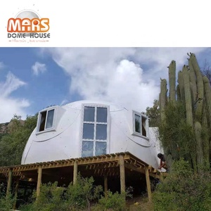 Casa de domo FRP, casa prefabricada, cómoda y aislada para vacaciones, complejo turístico - Product Image 3