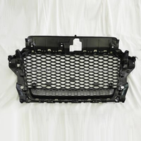 Grille de calandre de rechange de haute qualité en ABS de style RS3 pour Audi A3 S3 8V 2013-2016 |   Cadre inférieur noir brillant |   Expédition FedEx 3-7 jours