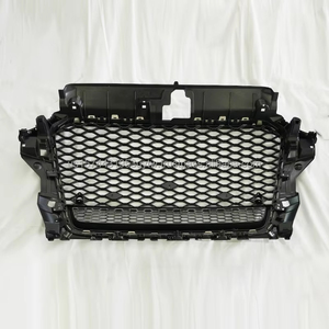 Grille de rechange style RS3 pour 13-16 audi A3 S3 8V | Noir brillant avec cadre inférieur | Livraison FedEx 3-7 jours - Product Image 3