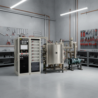 Revêtement par pulvérisation magnétron, dépôt sous vide, matériel en acier inoxydable, haute productivité pour le revêtement de composants de précision