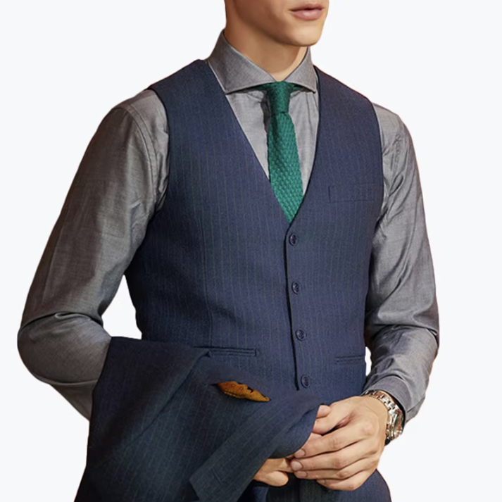 Chaleco de Traje Azul