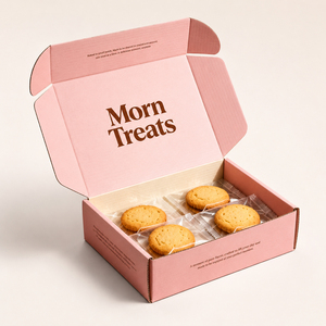 Caja de Embalaje para Regalos de Pastelería, Plegable, Corrugada, Elegante, Mate, Ecológica, de Grado Alimenticio, con Lámina en Relieve, Venta al Por Mayor de Fábrica - Product Image 1