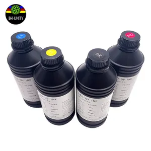 Fabriqué en Chine UV DTF encre 1L/bouteille pour DX4/DX5/DX7/XP600/TX800/I3200 tête d'impression encre uv impression cuir verre métal