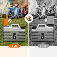 Nouvelle Douche de Camping Portable en ABS - Pompe de Douche Extérieure Multifonction Alimentée par Batterie au Lithium Rechargeable pour la Randonnée, la Plage et les Voyages
