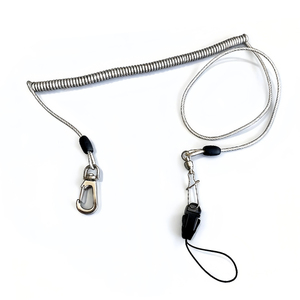 Cordon de protection élastique anti-perte pour canne à pêche, auto-rétractable, 1,5 m, en TPU, pour la pêche, le canoë et le paddle - Product Image 1