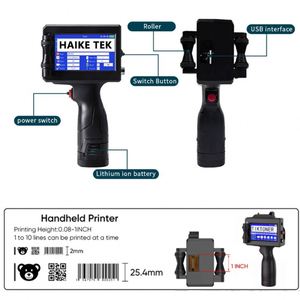 Xách tay máy in nhanh nhất Máy in mực máy in phun cầm tay di động không dây hình ảnh nhà hàng Logo Thời hạn sử dụng máy in - Product Image 5