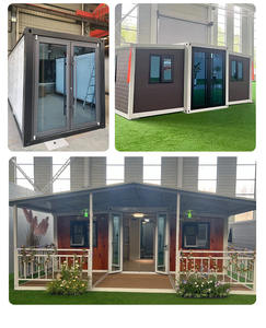 Casa plegable expandible montaje desmontable casa móvil al aire libre contenedor temporal casa 2 dormitorios 1 sala de estar 1 baño - Product Image 6