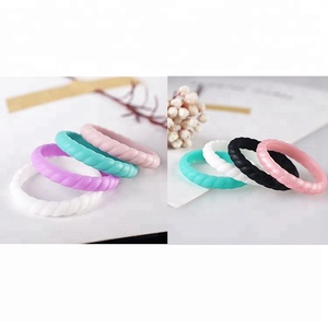 Anillo de silicona <span class=keywords><strong>deportivo</strong></span> para hombre, sortija de boda, diseño personalizado, venta directa de fábrica - Product Image 5