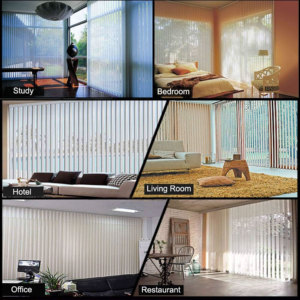 ستائر حلم مزودة بمحرك <span class=keywords><strong>OEM</strong></span>/ODM ستائر غرفة المعيشة Hanas نافذة ستارة ذكية داخلية ستائر عمودية للديكور المنزلي - Product Image 6