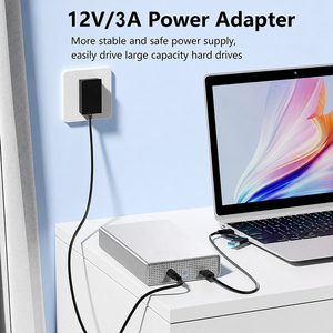 Nouveaux produits : Boîtier <span class=keywords><strong>externe</strong></span> USB-C pour disques durs SATA/SAS de 2,5 et 3,5 pouces, adaptateur SSD/HDD SAS - Product Image 4