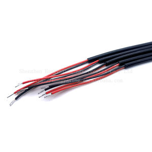 ลวดเคลือบเงาสีแดง26 # สีดำพร้อมปลอก PVC แบบ2แกนสำหรับเชื่อมต่อรถจักรยานยนต์และรถยนต์ - Product Image 3