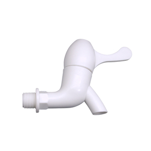 YUNSU Outdoor Plastic Bibcock <b>Tap</b> Deck Mounted Modern Design Water Saver <b>Single</b> Hole Easy Installation White Color - Product Image 2