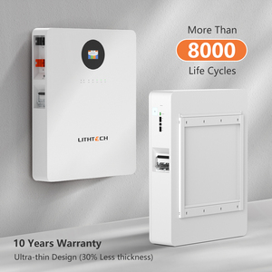 10KW電源壁取り付け48v 200ahソーラーパネルバッテリーLifepo4リチウムイオンリン酸バッテリーパックBms付き51.2V 48V 200ah - Product Image 2