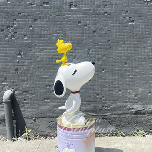 Décoration intérieure, figurines Snoopy personnalisées, statues en résine, sculptures de dessins <span class=keywords><strong>animés</strong></span> pop art - Product Image 2