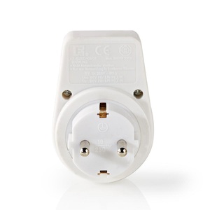 White 1 Way Surge Protected Socket Extension <b>Adapter</b> 250V 16A - Product Image 2