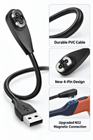 Câble de charge magnétique pour écouteurs à conduction osseuse Shokz OpenSwim Pro S710, USB C vers connecteur magnétique 2 broches