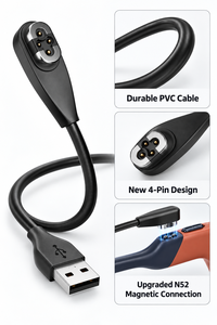 Câble de charge magnétique pour écouteurs à conduction osseuse Shokz OpenSwim Pro S710, USB C vers connecteur magnétique 2 broches - Product Image 2