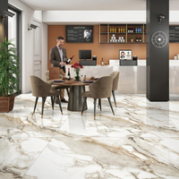 Dalles de porcelaine en pierre frittée polie effet marbre Calacatta Bonazo haute brillance 1600x3200mm