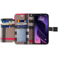Étui de téléphone personnalisé en cuir PU de luxe haut de gamme, résistant aux chocs, avec anneau magnétique, couleur personnalisée, universel