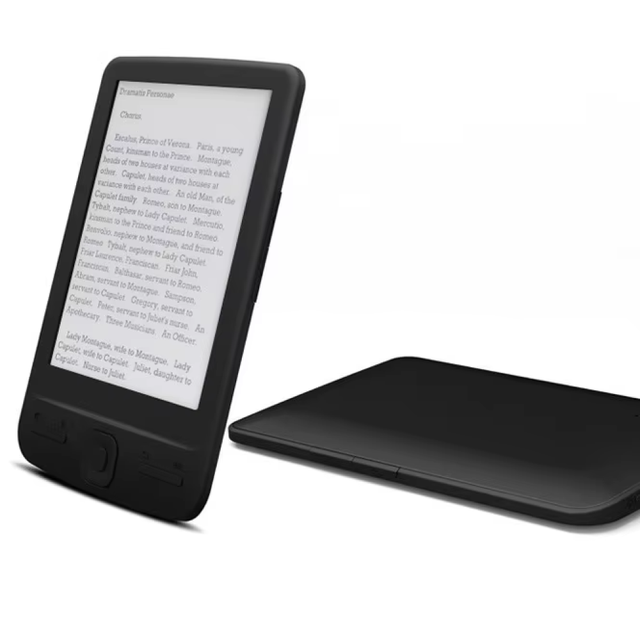 6 Inch Black Inch E-Ink Display 32GB Storage Electronic Book ReadeTouch Screen E-reader with TF Card Max128G