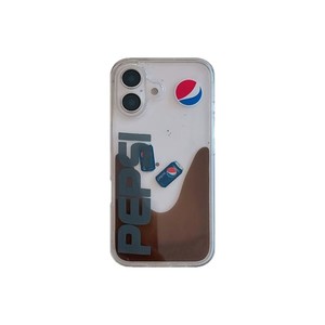เป๊ปซี่-โคล่าทรายไหลสุดสร้างสรรค์เหมาะสำหรับเคสโทรศัพท์ Apple 16 PRO MAX 15สไลด์ลอย14รูใหญ่ - Product Image 5