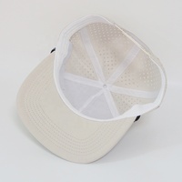 Gorra de Golf para Hombre, Diseño Personalizado OEM ODM, 5 Paneles, Visera Plana, Bordado 3D en Relieve, Resistente al Agua, con Cierre a Presión