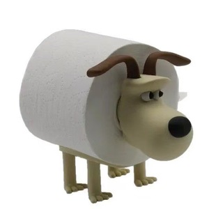 D5123 Portarrollos <span class=keywords><strong>de</strong></span> <span class=keywords><strong>Papel</strong></span> Higiénico Creativo <span class=keywords><strong>con</strong></span> Forma <span class=keywords><strong>de</strong></span> Oveja Negra, Moderno, Resistente a la Oxidación - Product Image 5