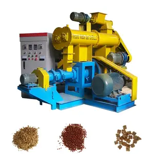 In Nigeria Floating Fish Feed Mixing Milling Machine Small Animal Feed Grinder And Mixer Poultry Feed Plant Production Line