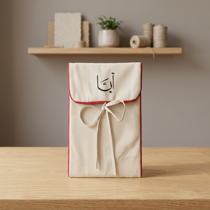 Custom Cotton Cloth <b>Envelope</b> Gift Bag Reusable Sustainable Packaging Solution with Rope Handle and Secure Flap Closure - Product Image 4