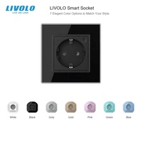 Prise murale intelligente Matter standard européenne 16A 250V, contrôle par application, prise de courant européenne pour usage résidentiel et commercial