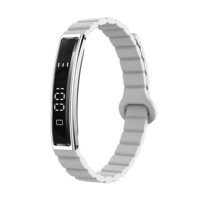 Reloj Inteligente Elegante para Mujer, Monitor de Sueño, Frecuencia Cardíaca, Oxígeno en Sangre, Monitor de Ciclo Femenino, Brazalete Inteligente de Aleación de Lujo B3