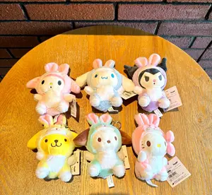 Sanrio sıcak nokta ürünleri Kawaii Anime peluş oyuncaklar Girlfriend mi peluş anahtarlık sevgililer günü hediye Sanrio anahtarlık kız arkadaşı için 10cm