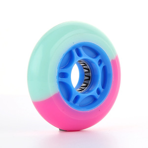 Ruedongle Roues de patins en ligne pour adultes et enfants, roues en PU détachables, haute élasticité, résistantes à l'usure, pour trottinette, <span class=keywords><strong>waveboard</strong></span>, tricycle, trotteur - Product Image 4